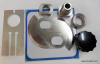 Hobart 8186-84186 Buffalo Chopper Knife Retaining Kit Bushing 71313, Collar 71312, Locking Collar 71